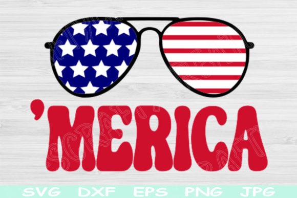 Merica SVG: 4th of July Graphics for Crafts