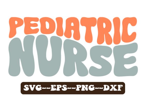 Paediatric Nurse Wavy Svg Sublimation: Graphics for Crafts