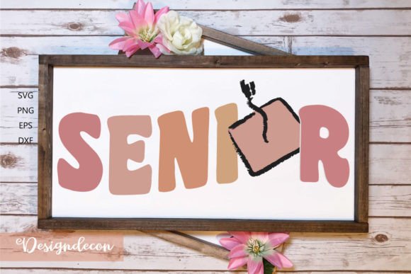 Senior Retro Graduation SVG for Crafts and Graphics