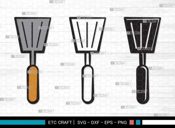 Spatula Fork SVG Barbecue Svg Spatu